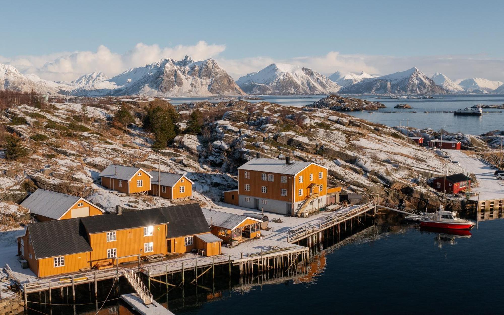 Stamsund Hostel Exterior foto
